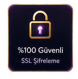 %100 Guvenli - SSL sifreleme