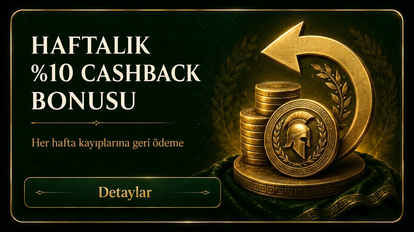 Haftalık Cashback bonusu